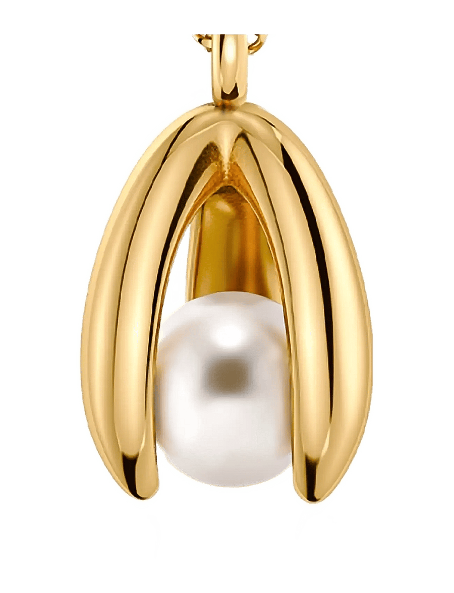 Edblad - Moonrave Necklace S Gold One Size - anhänger - gold - 2