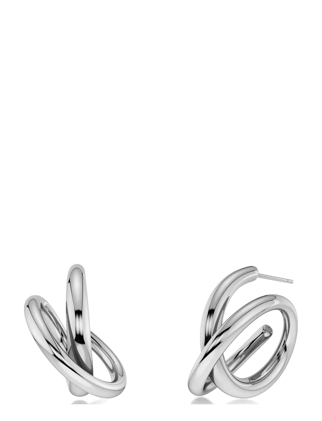 Edblad Nouveau Hoops L Silver One Size - Accessories - SILVER / silver