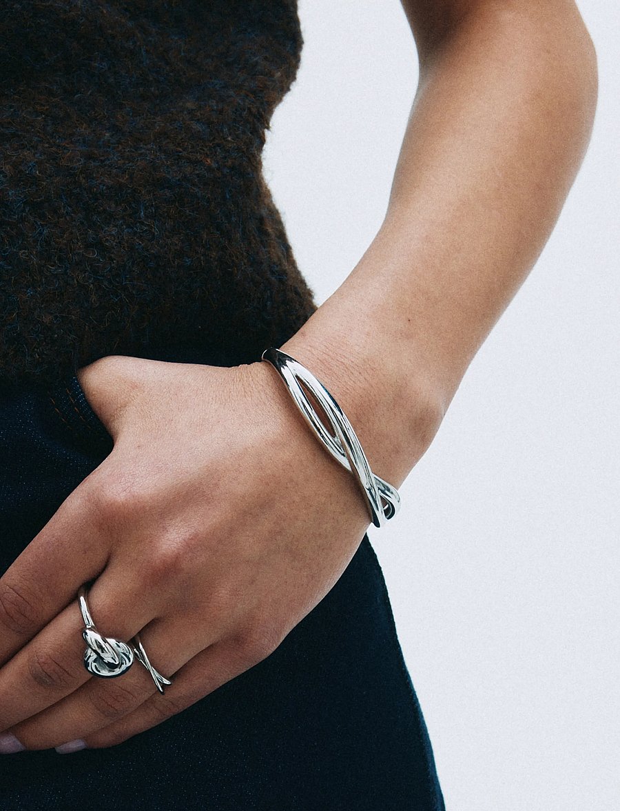 Edblad - Nouveau Bangle Silver - käevõrud - silver - 0