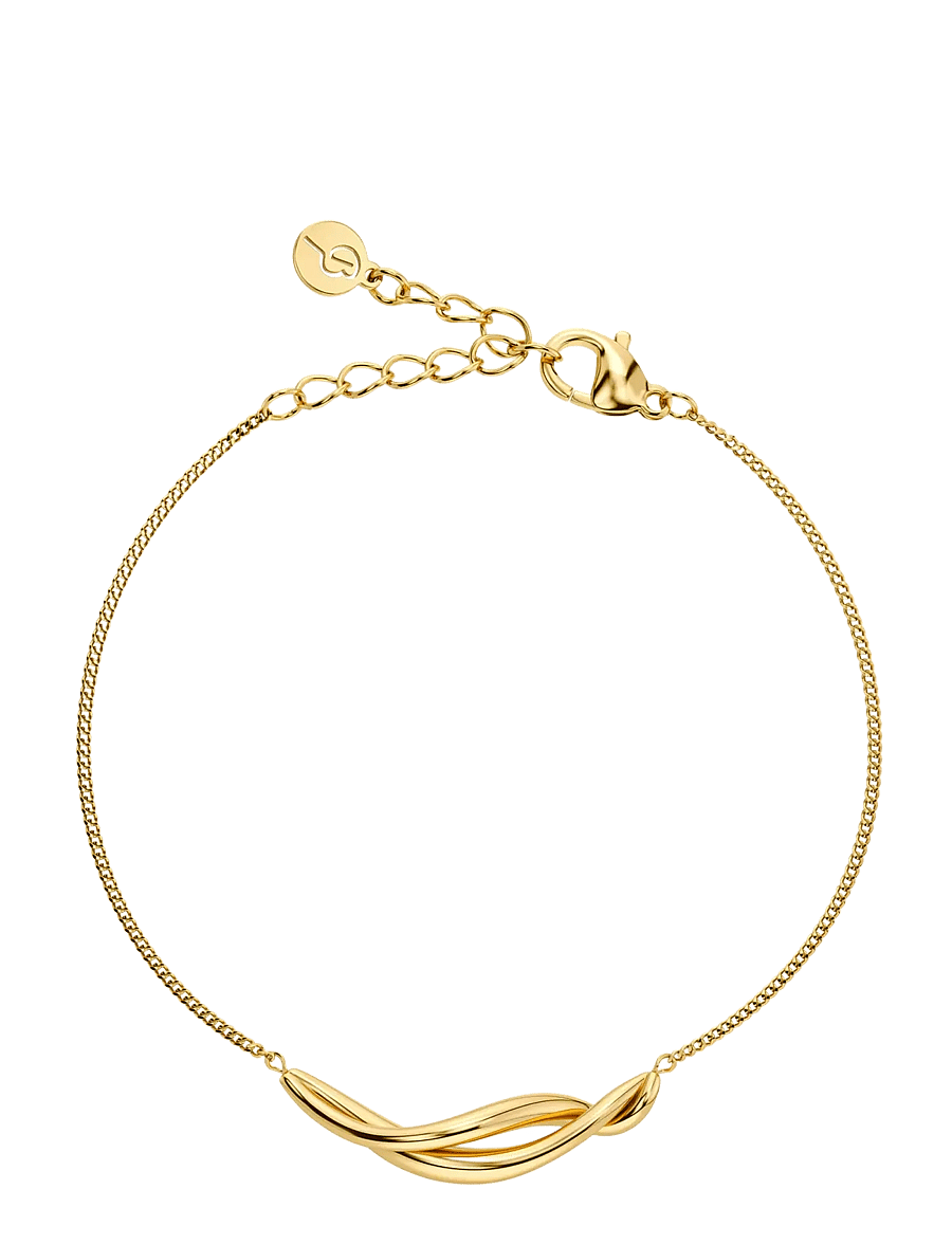 Edblad - Nouveau Bracelet Gold One Size - kettenarmbänder - gold - 1