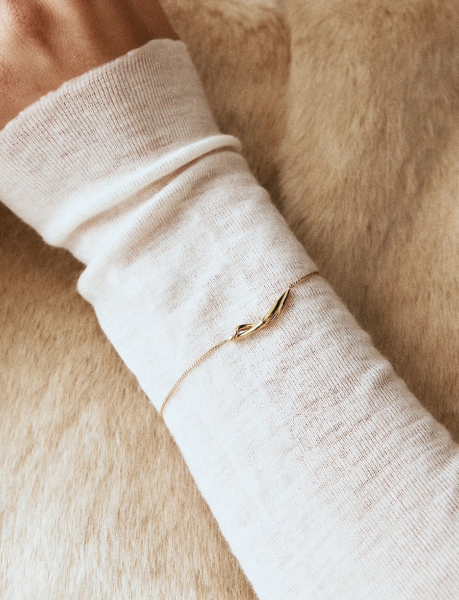 Edblad - Nouveau Bracelet Gold One Size - kettenarmbänder - gold - 0