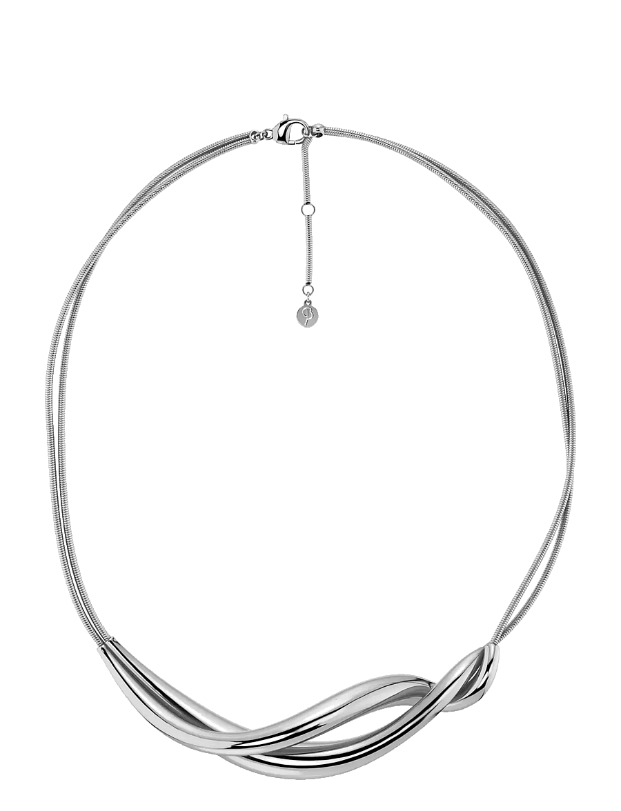 Edblad - Nouveau Necklace L Silver One Size - statement halskæder - silver - 1