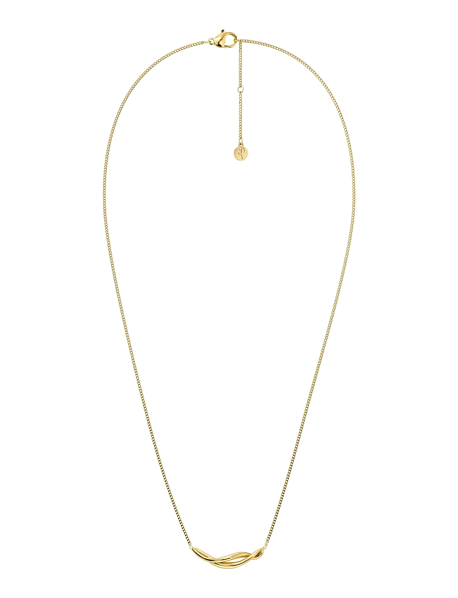 Edblad - Nouveau Necklace S Gold One Size - halskæder med vedhæng - gold - 1