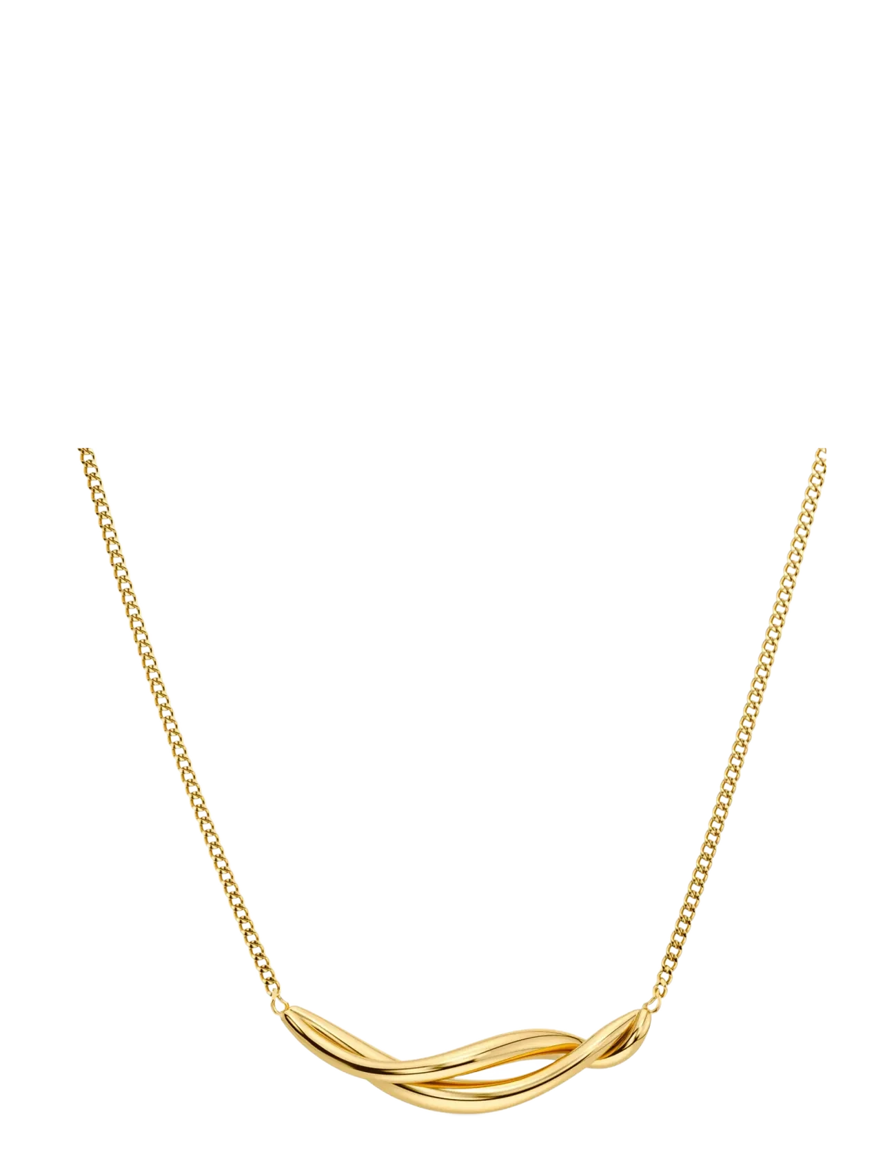 Edblad - Nouveau Necklace S Gold One Size - halskæder med vedhæng - gold - 2