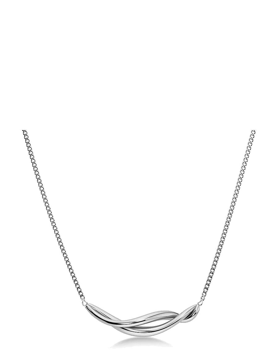 Edblad - Nouveau Necklace S Silver One Size - halskæder med vedhæng - silver - 2