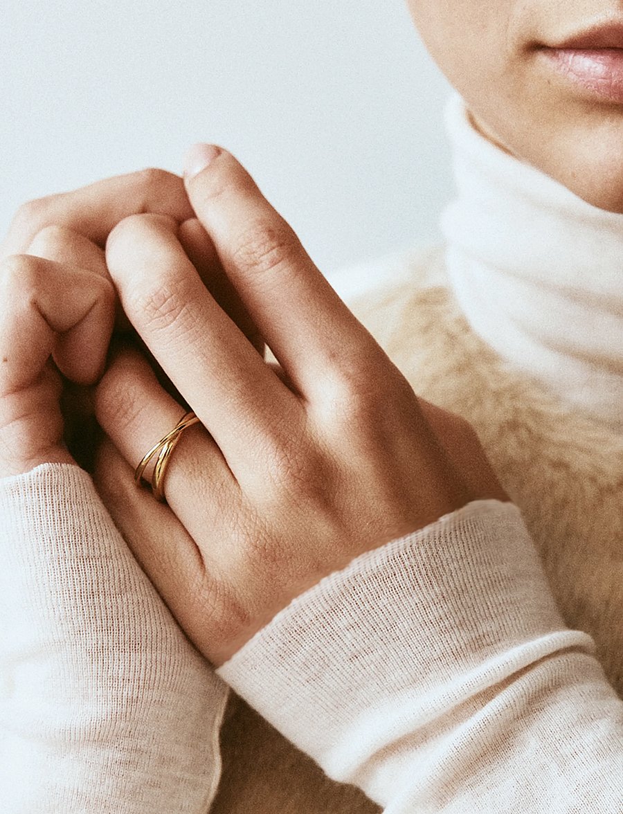 Edblad - Nouveau Ring S Gold - ringe - gold - 0