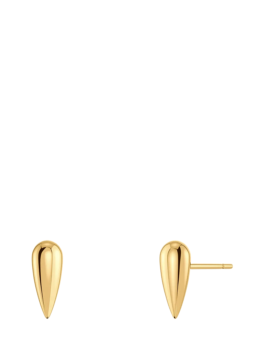 Edblad - Peak Spike Studs Gold One Size - studs örhängen - gold - 1