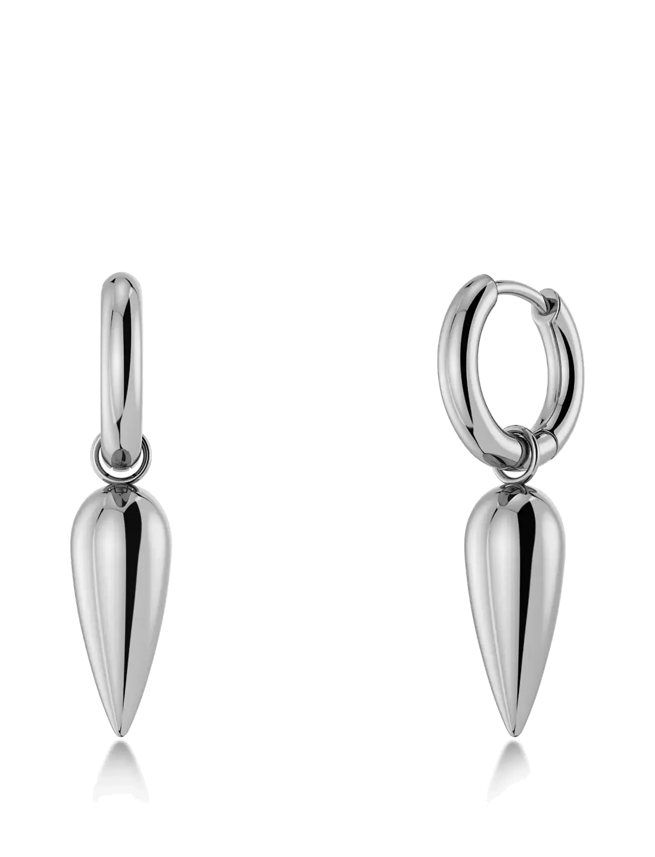 Edblad Peak Spike Hoops Silver One Size - Accessories - SILVER / silver