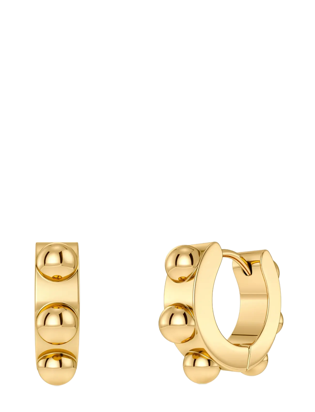 Edblad Stud Hoops Gold One Size - Kontorskläder - GOLD / gold