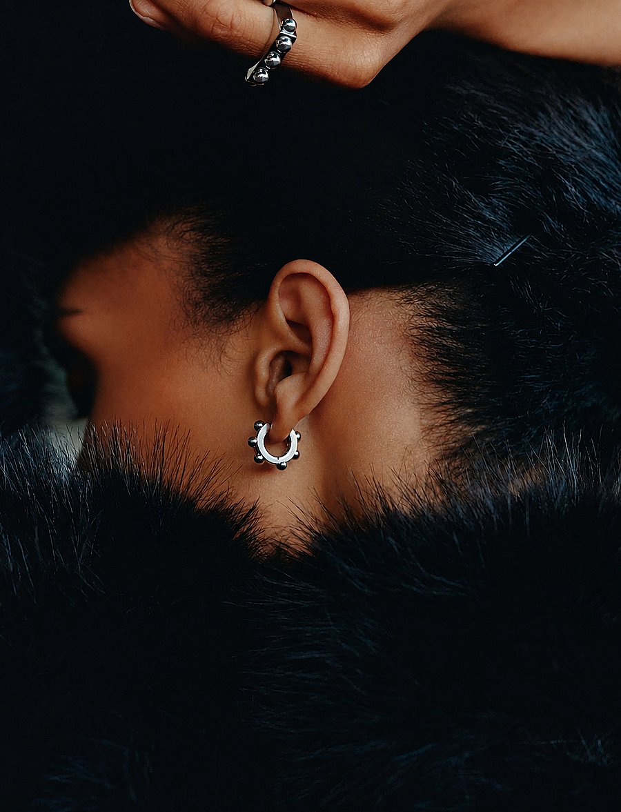Edblad - Stud Hoops Silver One Size - creoler & hoops - silver - 0