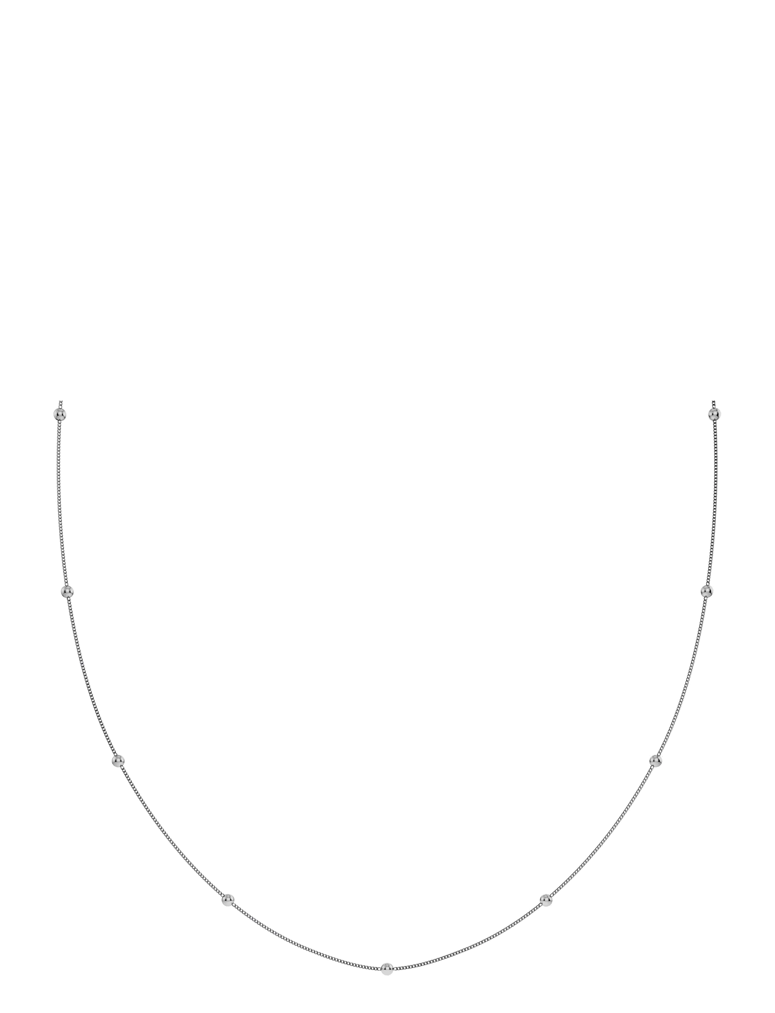 Edblad - Stud Necklace Silver One Size - halskæder - silver - 2