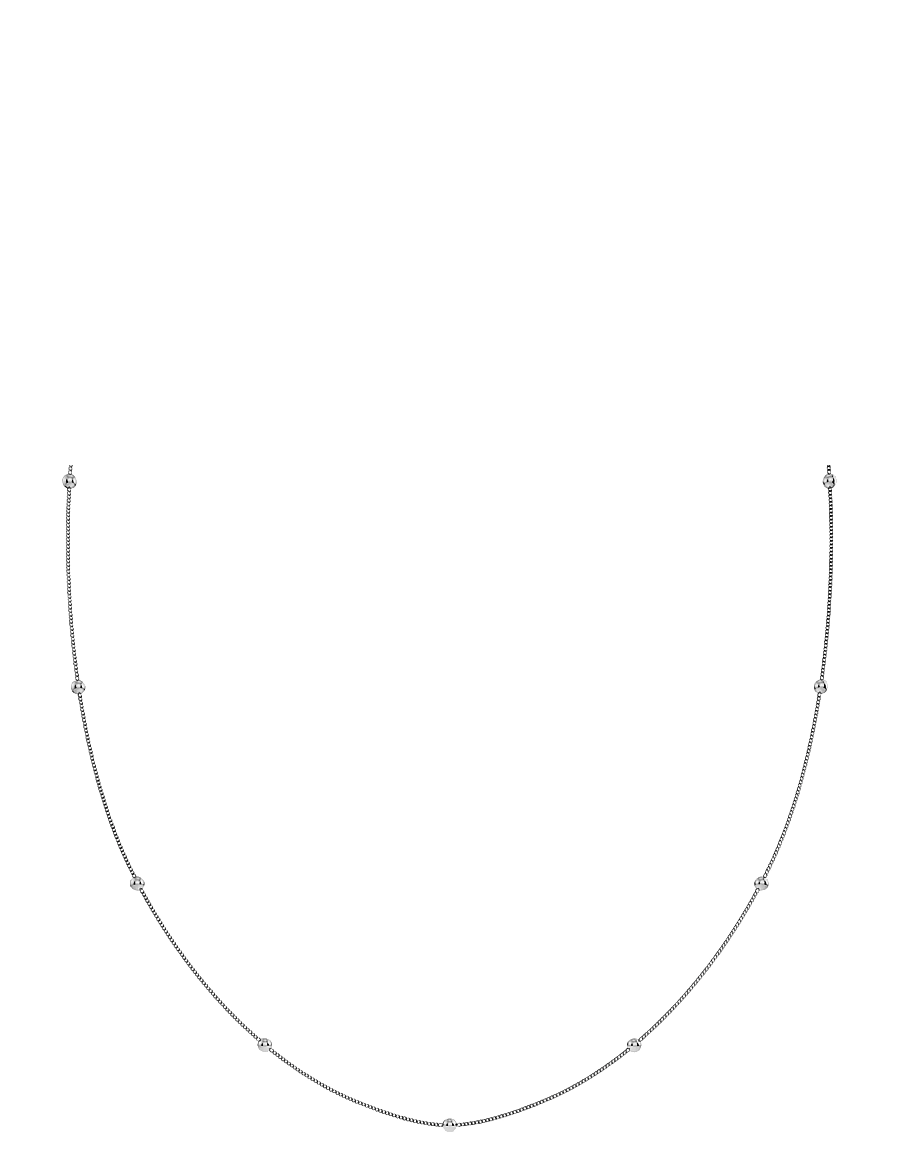 Edblad - Stud Necklace Silver One Size - halskæder - silver - 2