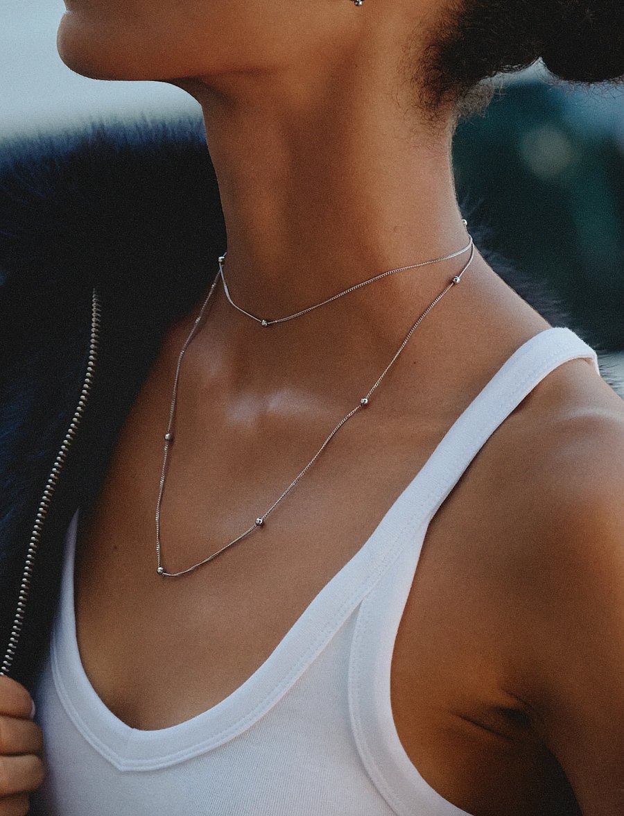 Edblad - Stud Necklace Silver One Size - silver - 2