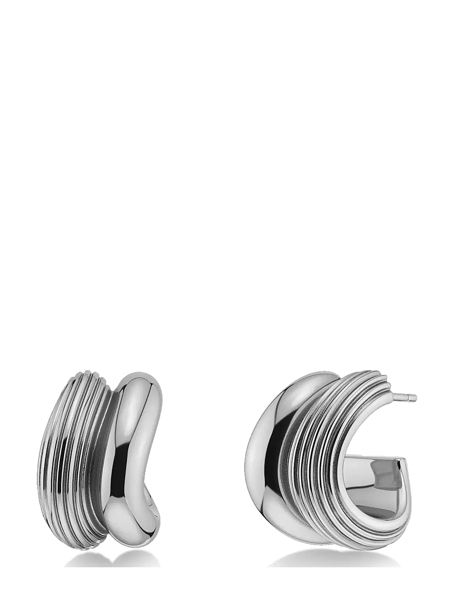 Edblad - Wildern Hoops S Silver One Size - creoler & hoops - silver - 1