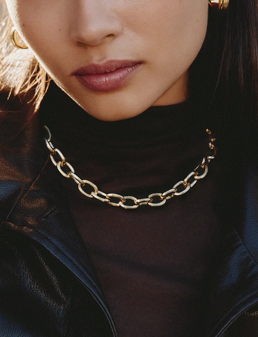 Edblad - Wildern Necklace Gold One Size - halskæder - gold - 0
