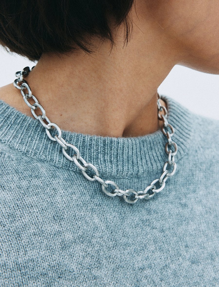 Edblad - Wildern Necklace Silver One Size - halskæder - silver - 0