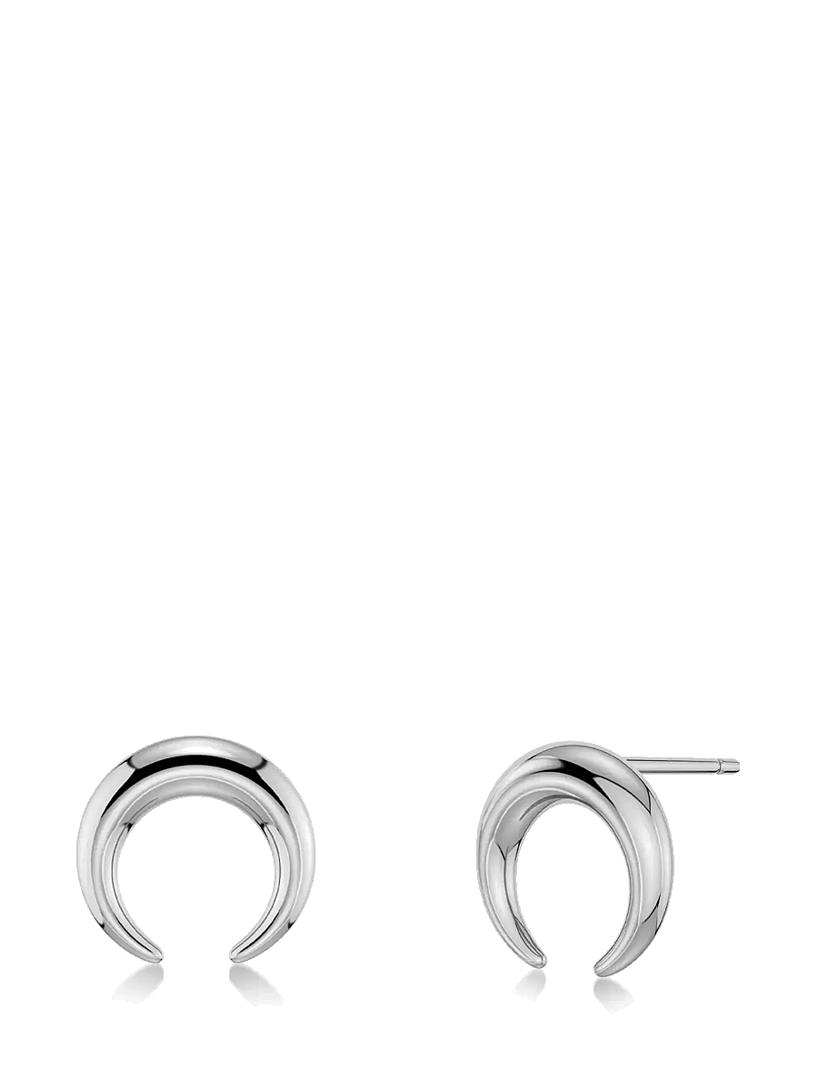 Edblad - Wishbone Studs Silver One Size - Ørestikker - silver - 1