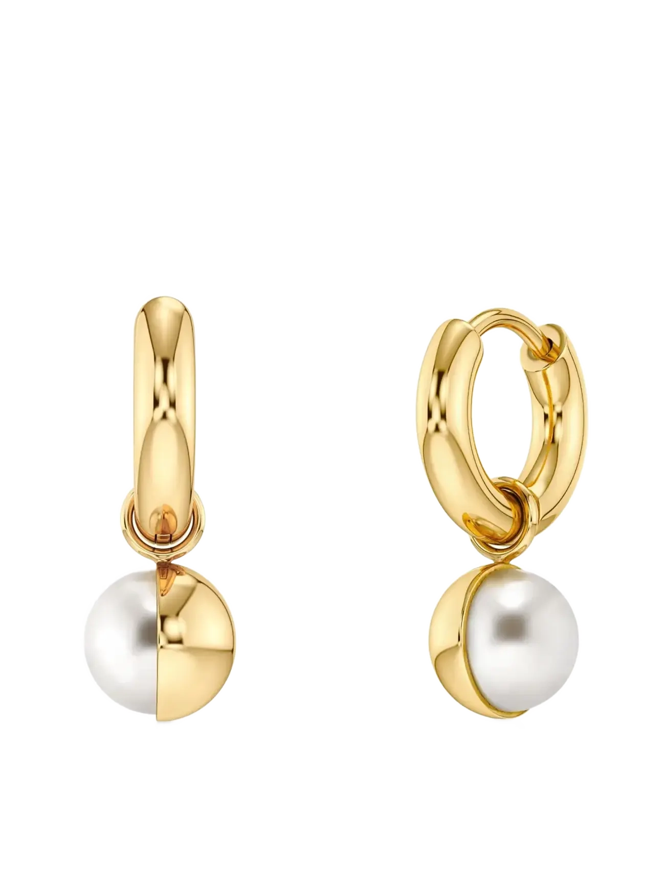 Edblad Eclipse Hoops Gold - Edblad - GOLD / gold