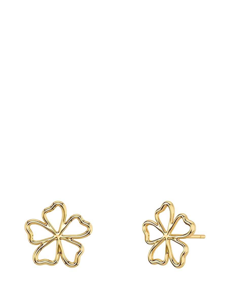 Edblad - Alba Studs S Gold - Ørestikker - gold - 1