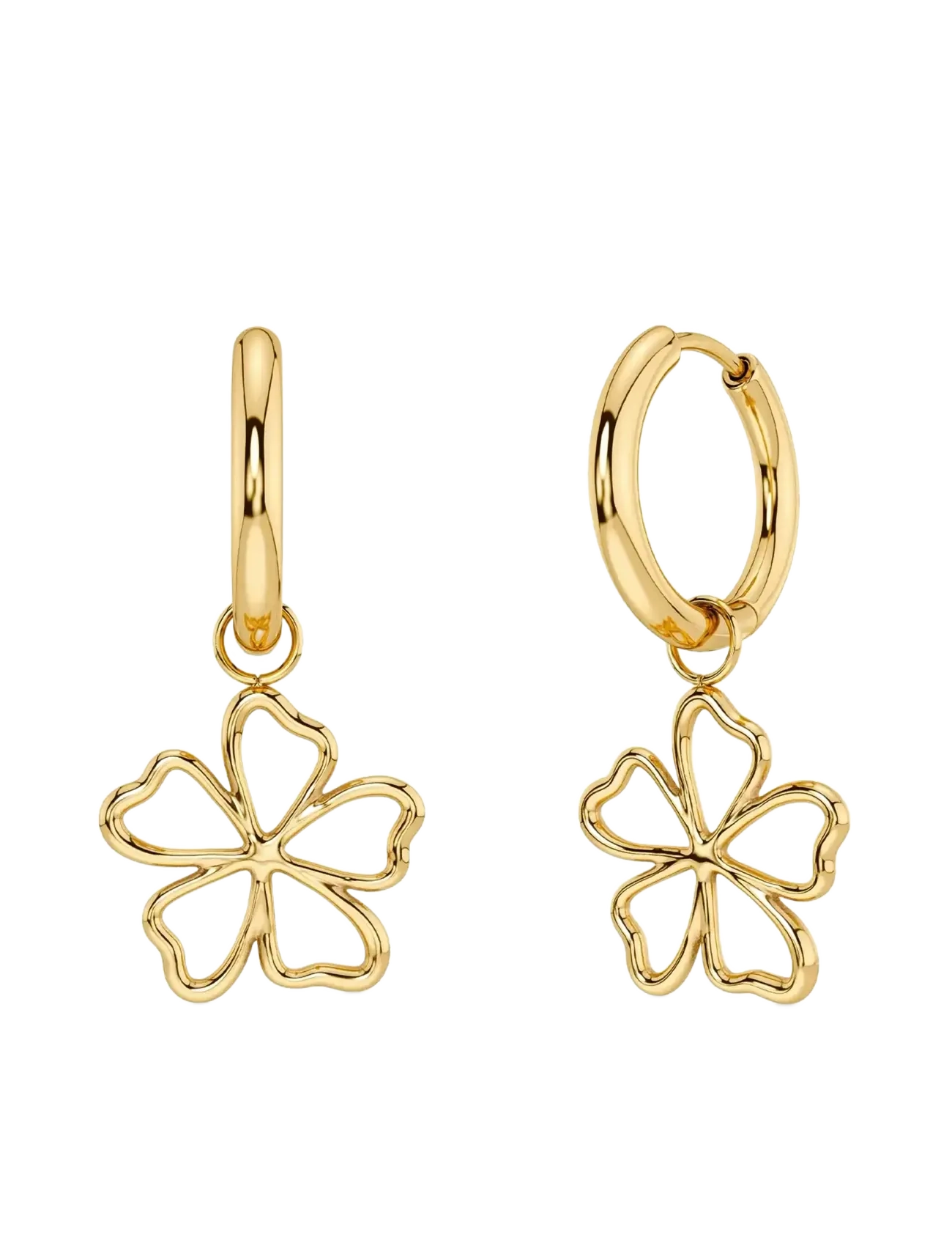 EDBLAD Alba Hoops Gold Gold - One Size - Damen