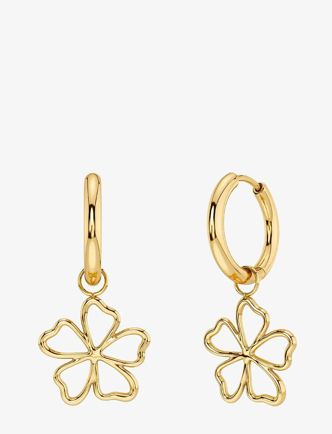 Edblad - Alba Hoops Gold - hoops kõrvarõngad - gold - 1