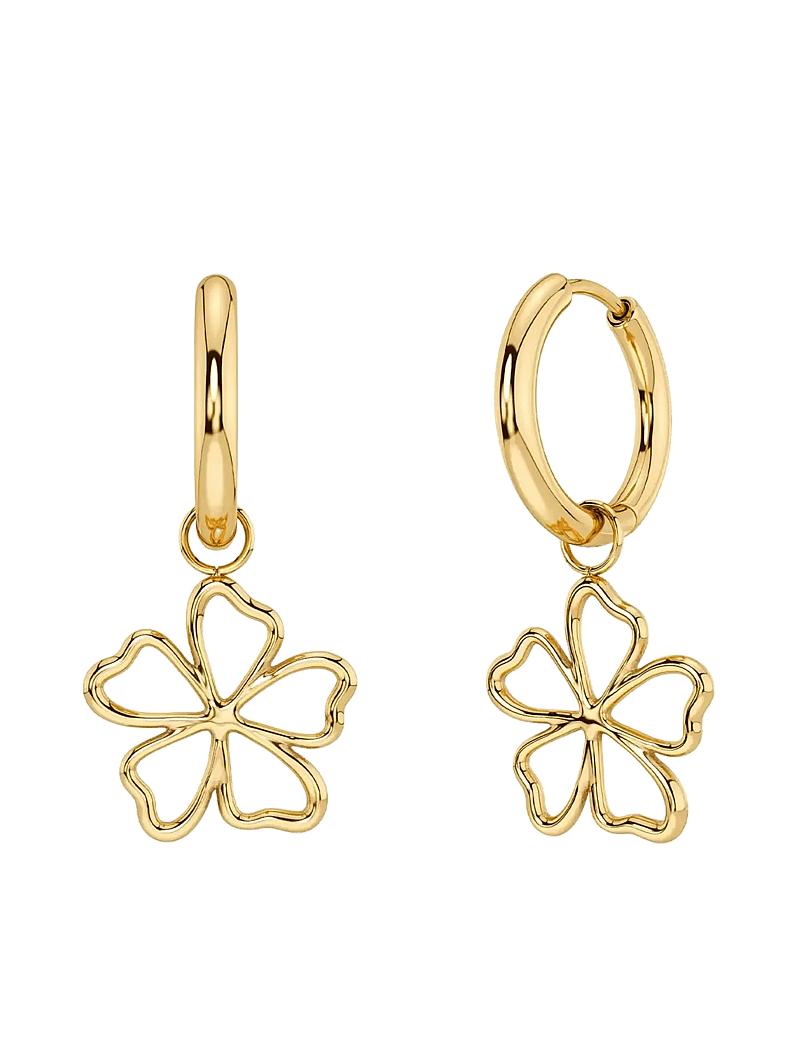 Edblad - Alba Hoops Gold - hoops kõrvarõngad - gold - 1