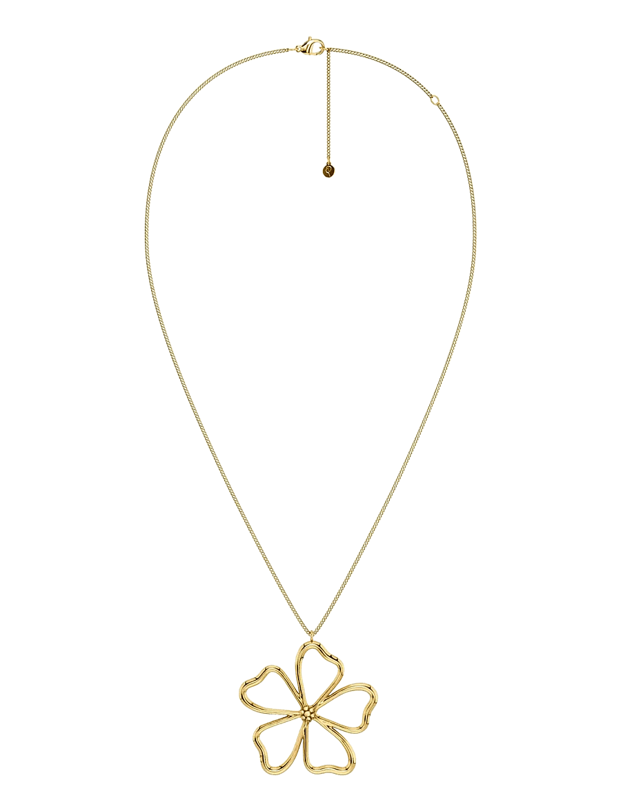 Edblad - Alba Necklace L Gold - statementhalsband - gold - 1