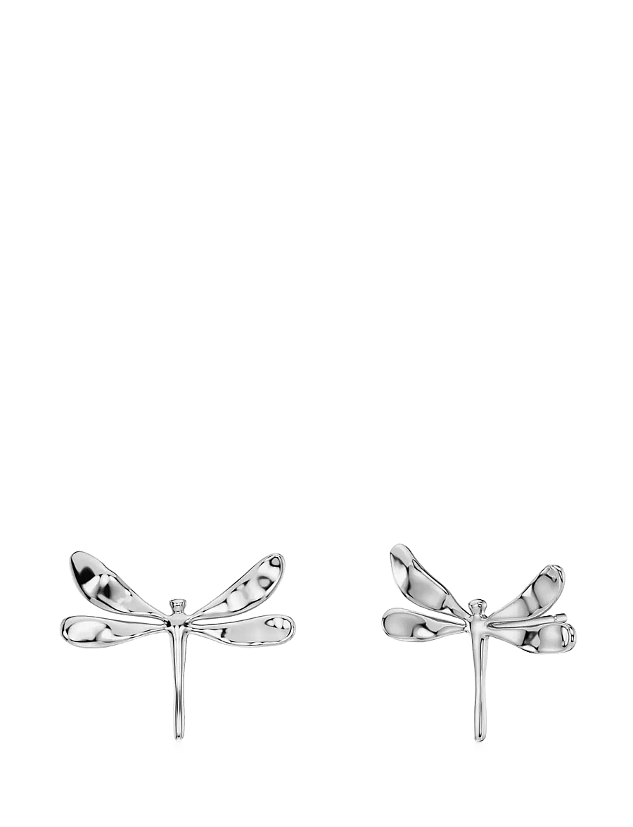 Edblad - Dragonfly Studs Silver - naastkõrvarõngad - silver - 1