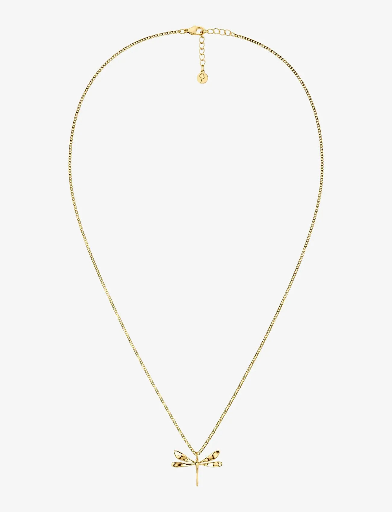 Edblad - Dragonfly Necklace S Gold - ketten mit anhänger - gold - 0