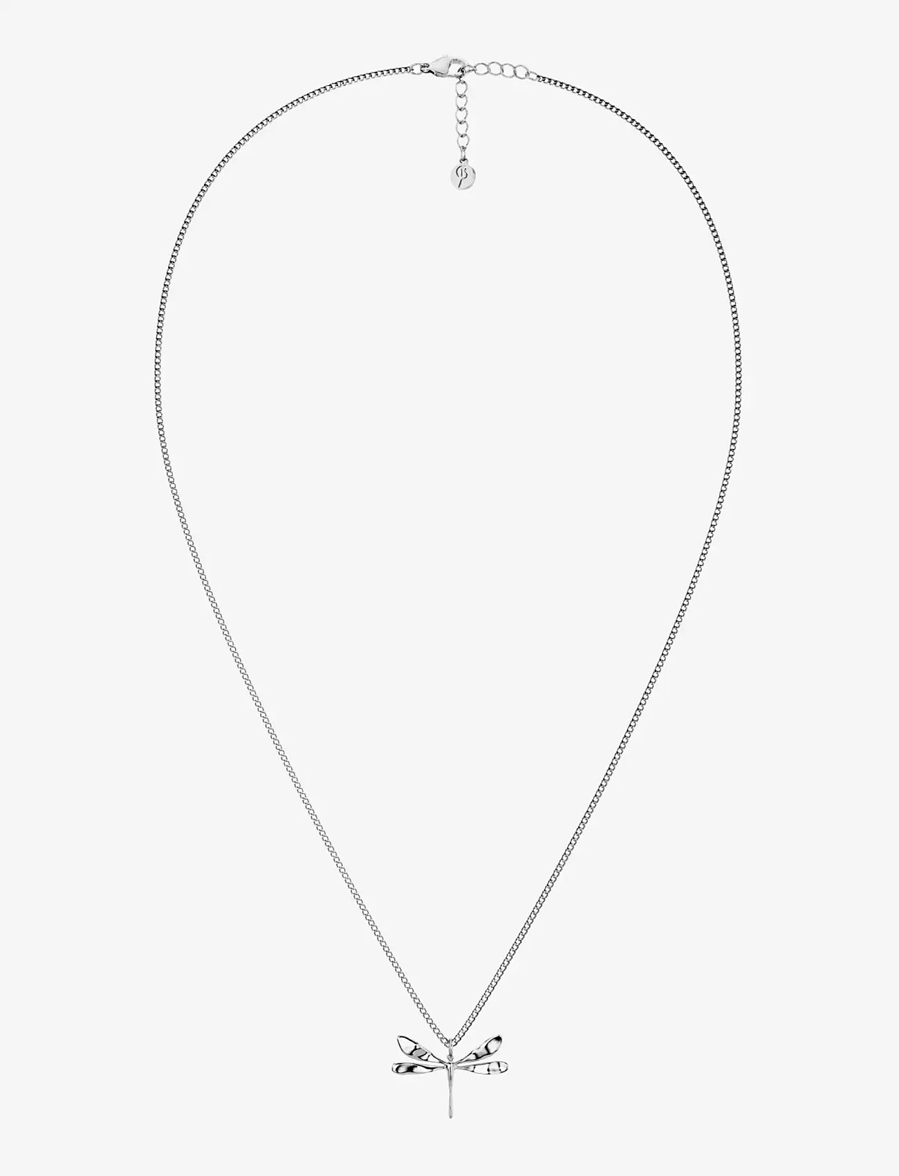 Edblad - Dragonfly Necklace S Silver - halskæder med vedhæng - silver - 1