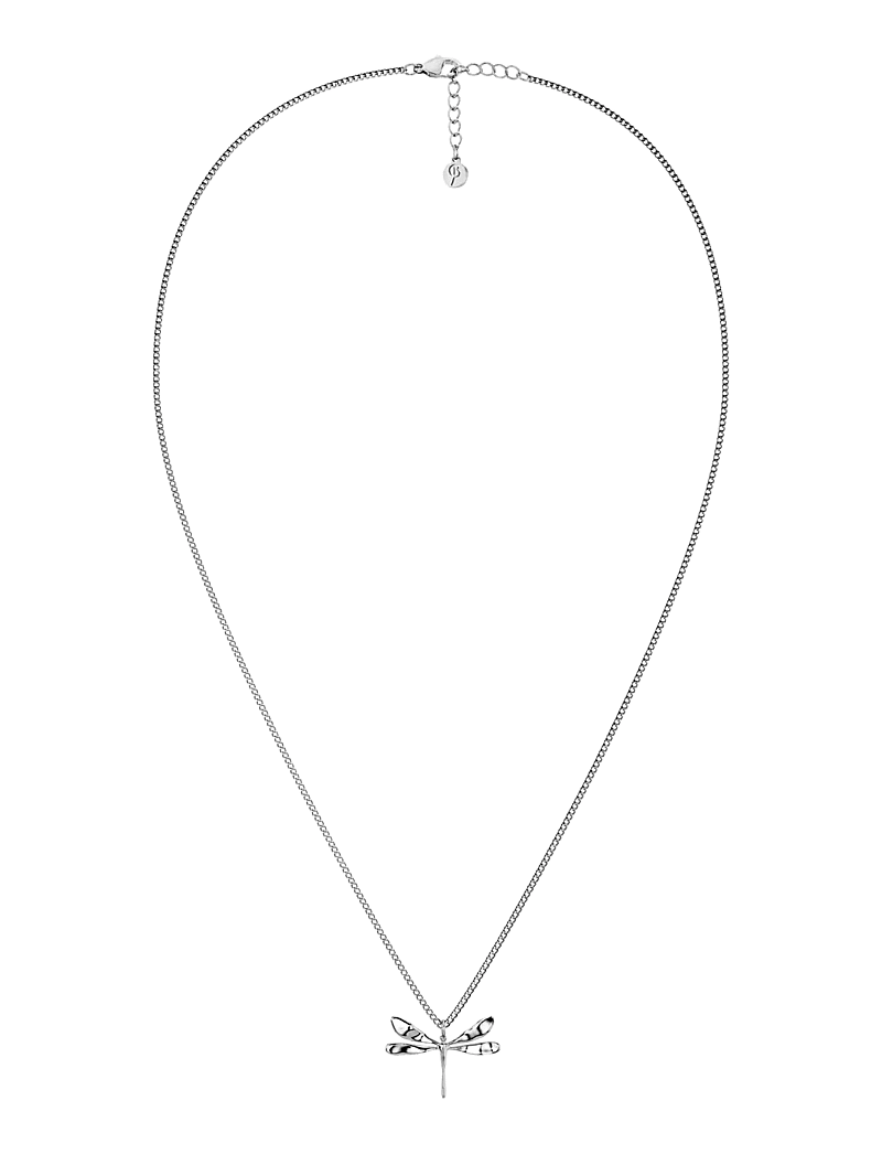 Edblad - Dragonfly Necklace S Silver - halskæder med vedhæng - silver - 1