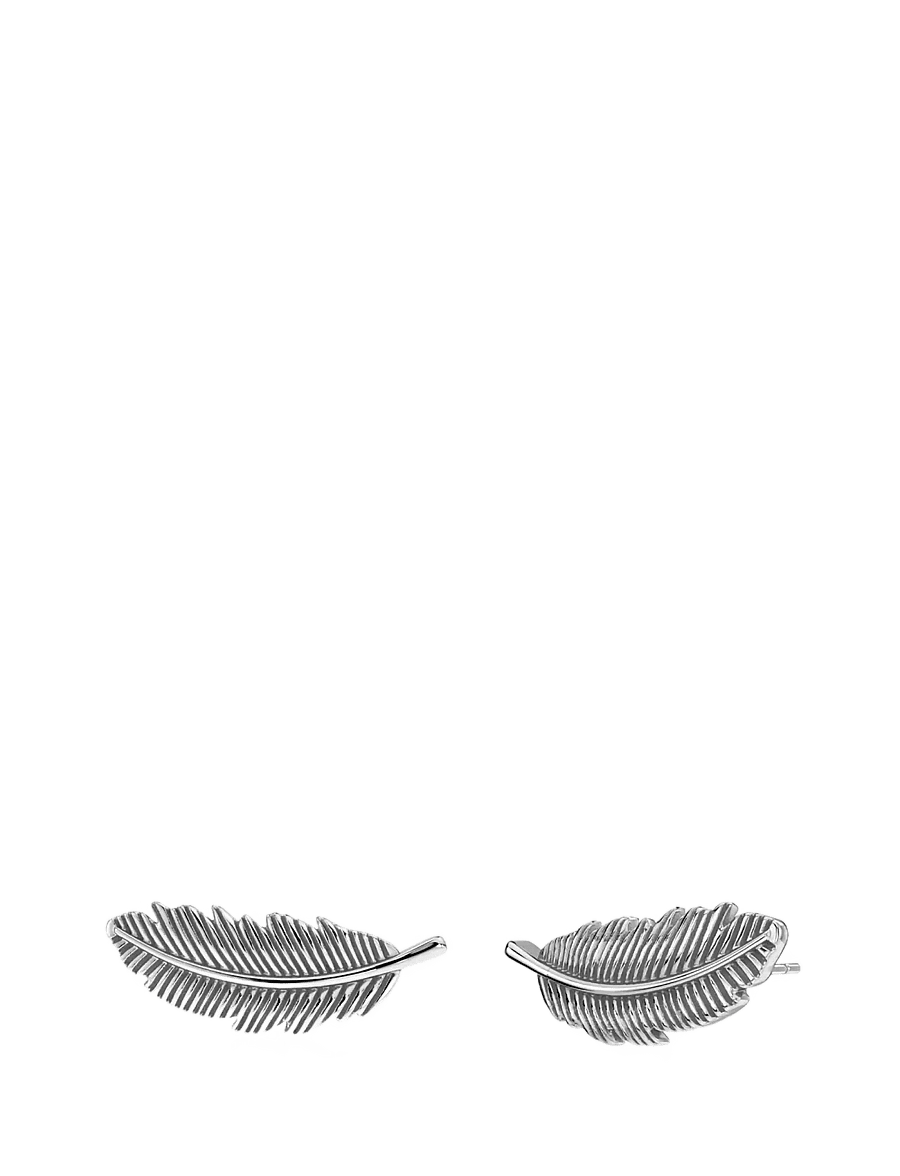 Edblad - Feather Studs Silver One Size - silver - 0