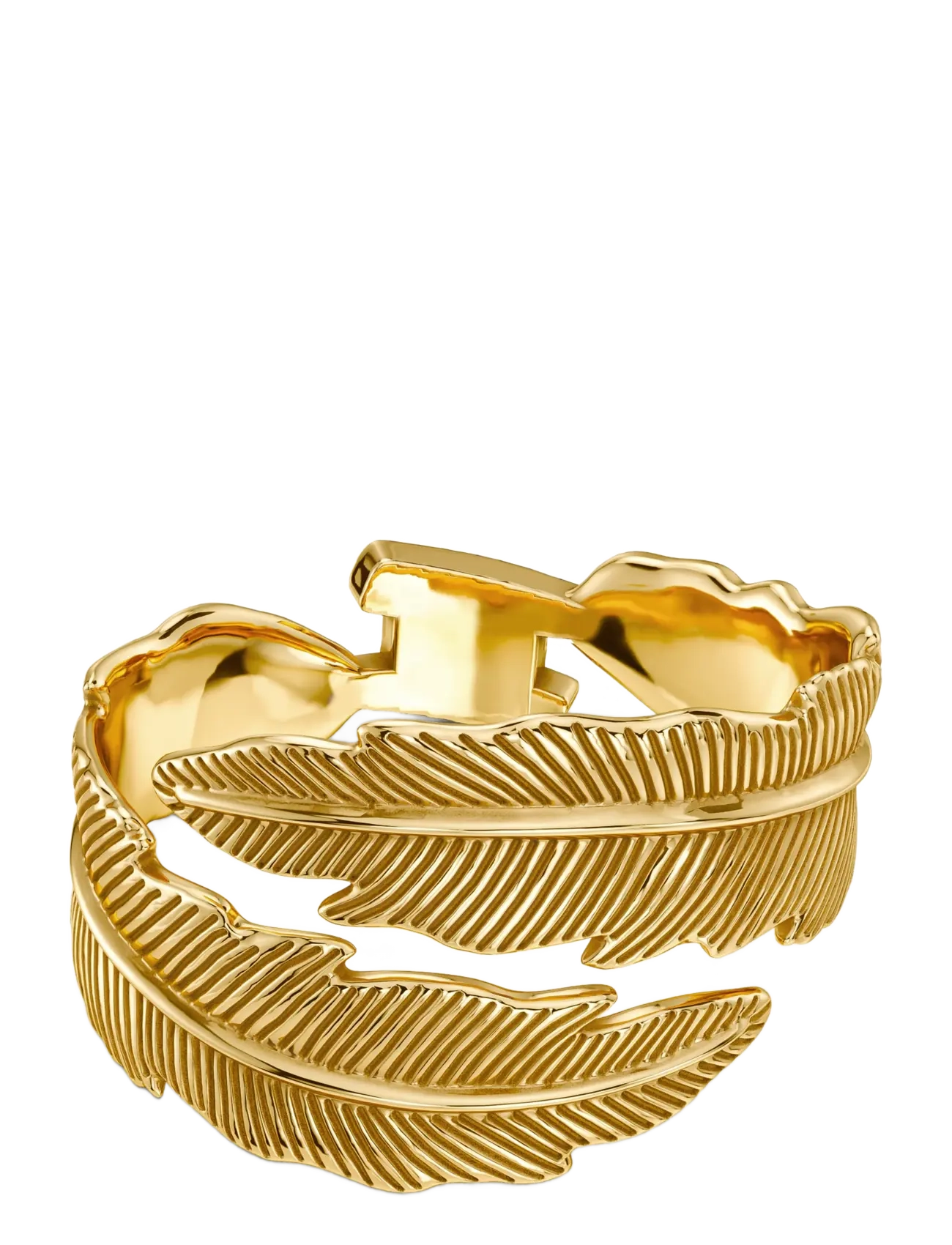 Edblad - Feather Bangle Gold S - gold - 1