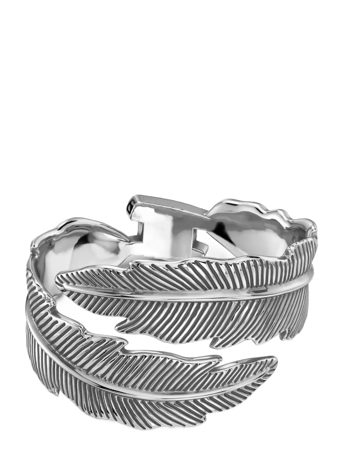 Edblad - Feather Bangle Silver S - silver - 2