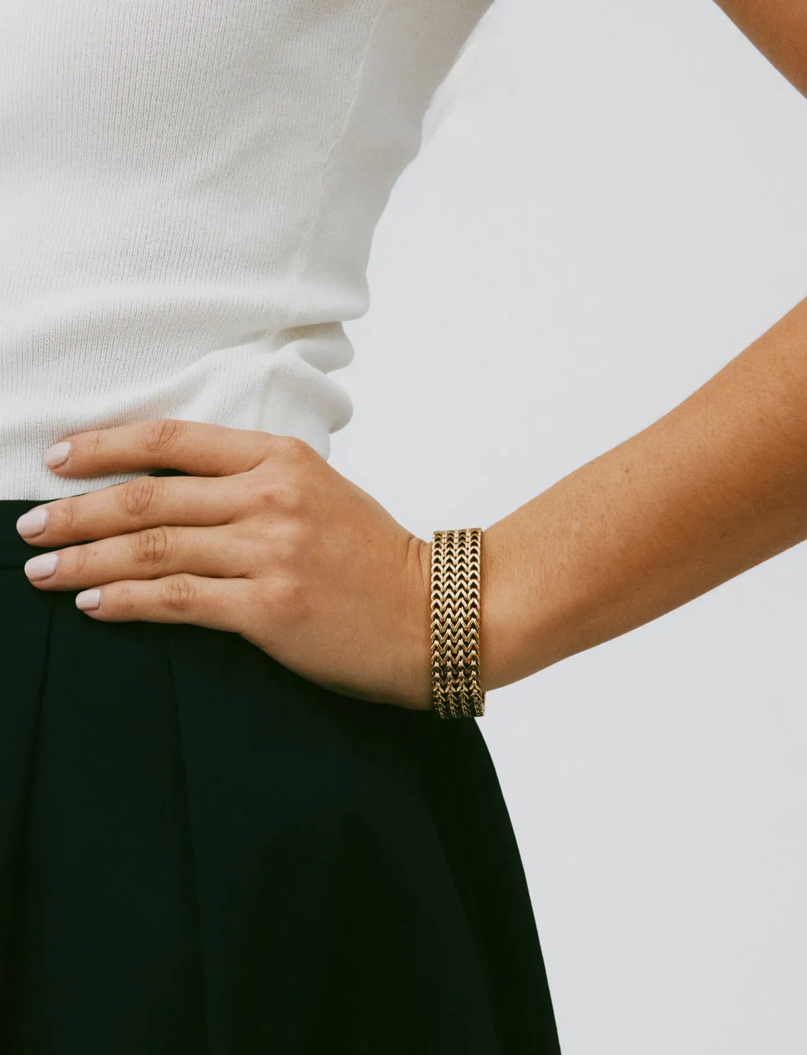 Edblad Lee Bracelet, 18 cm, Bracelets, Gold - Chain Frauen