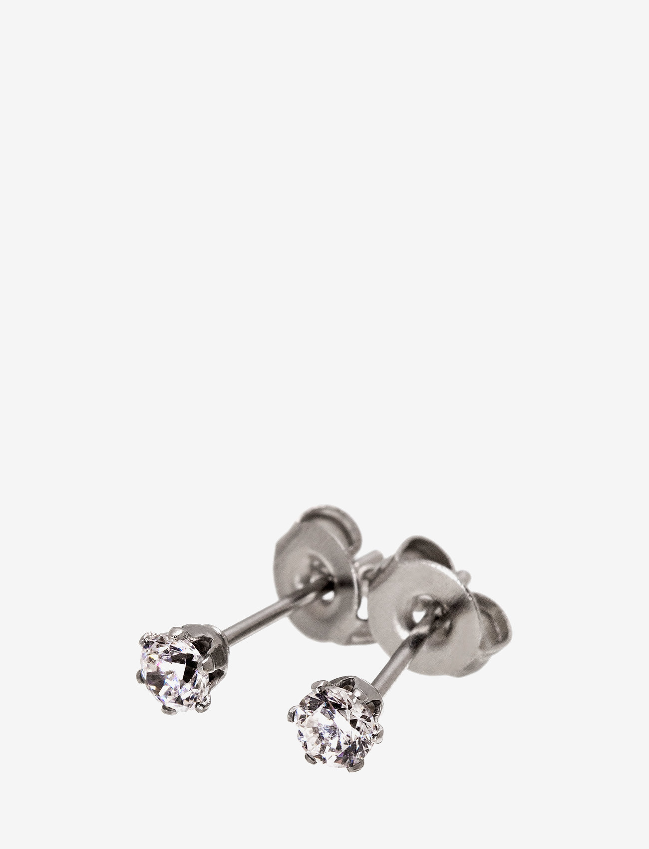 Edblad - Crown Studs Mini Steel - stud earrings - steel - 0
