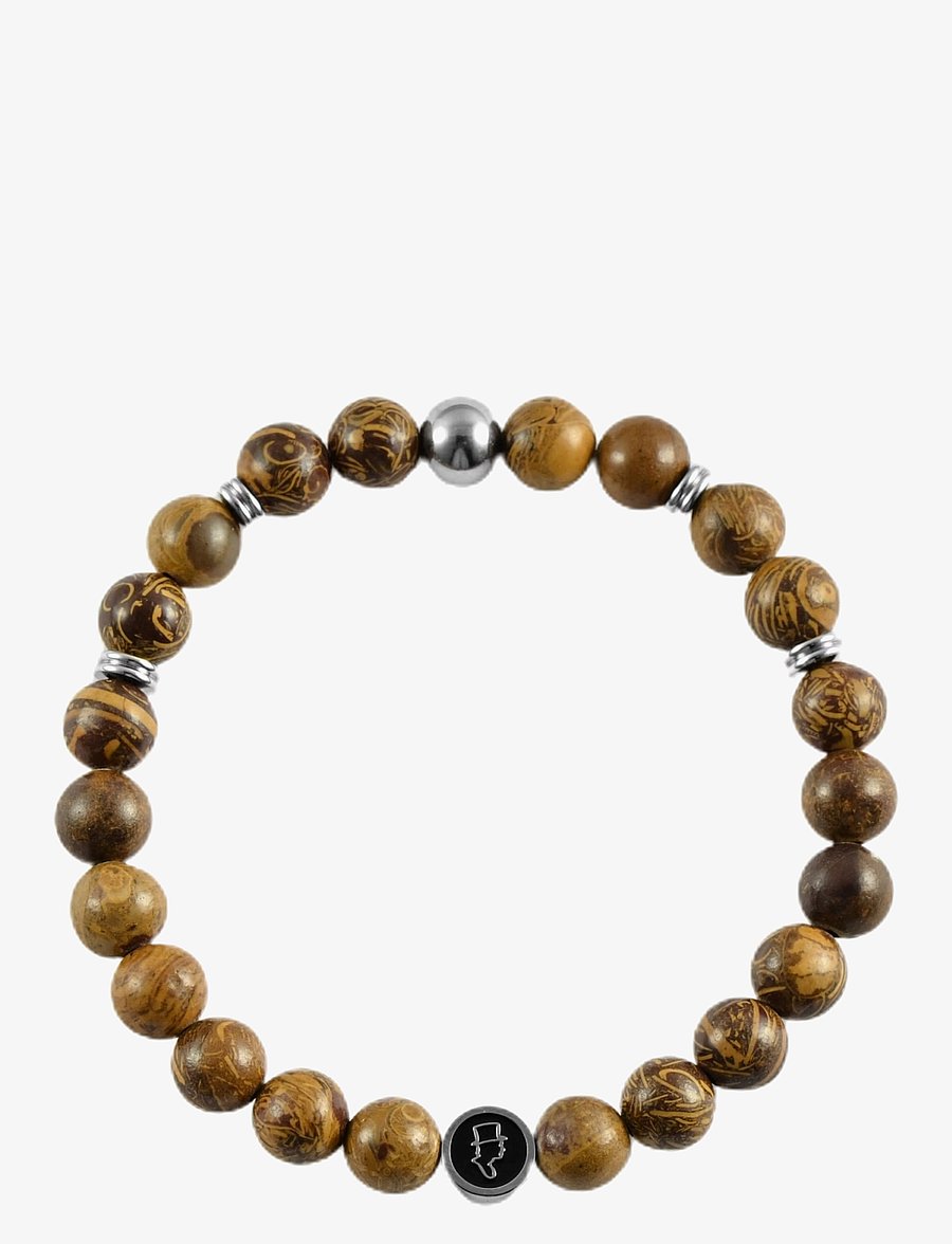 edd. - Beads Bracelet 8mm - armband - oak - 1