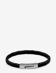Leather Bracelet Singel - BLACK