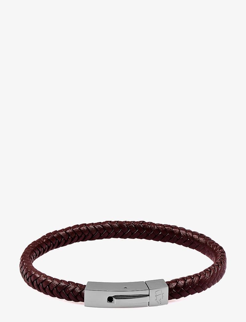 edd. - Leather Bracelet Singel - armbänder - brown - 1