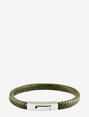 Leather Bracelet Singel - GREEN
