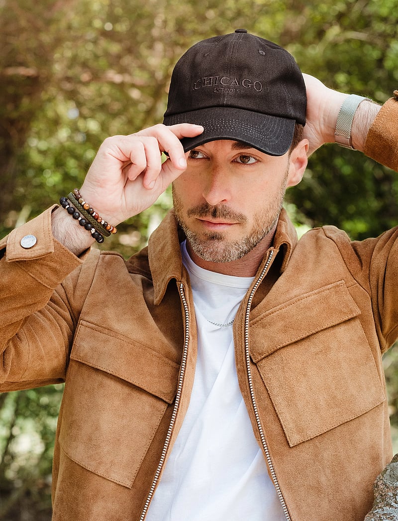 edd. - Leather Bracelet Singel - armbänder - green - 0