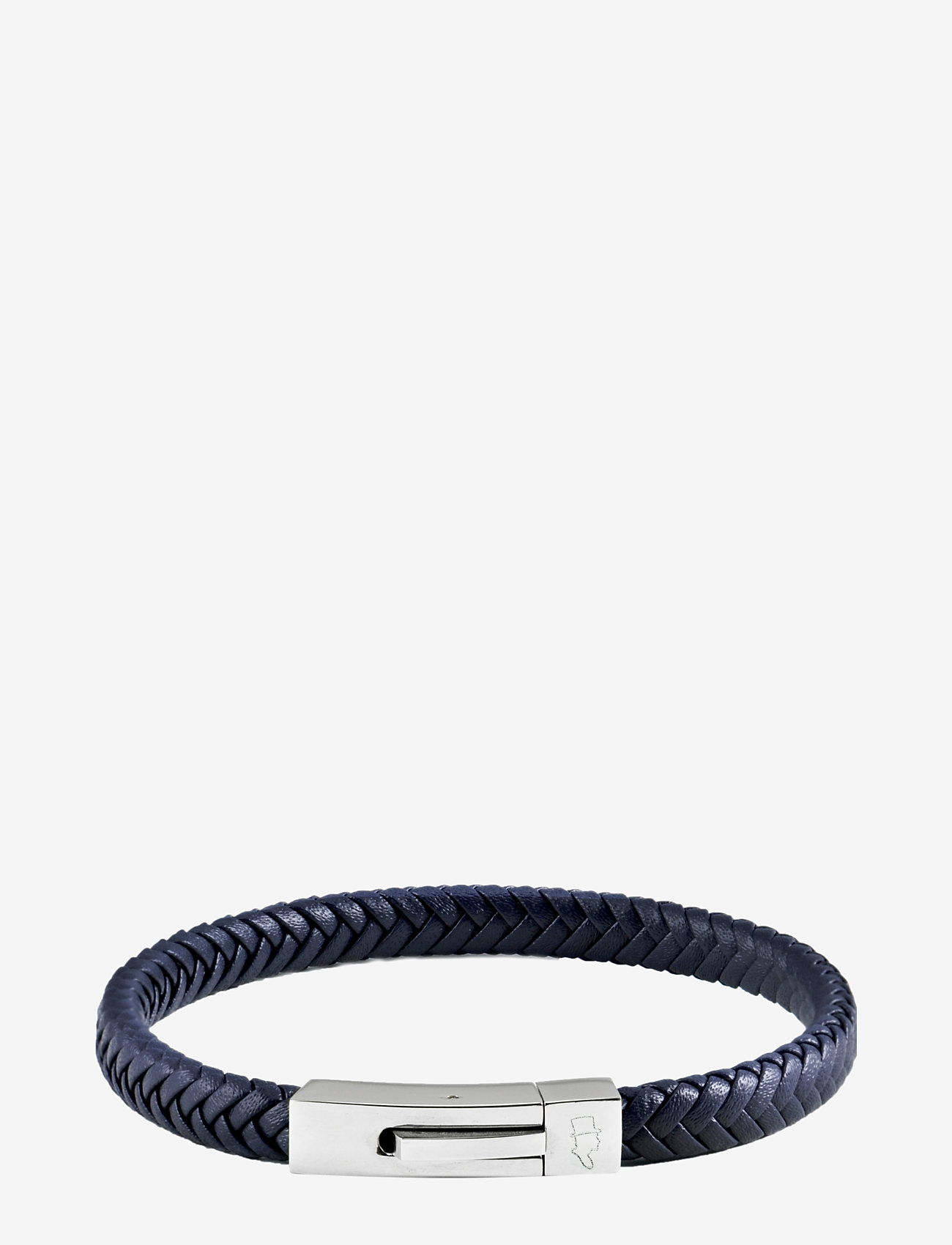edd. - Leather Bracelet Singel - de laveste prisene - navy - 0