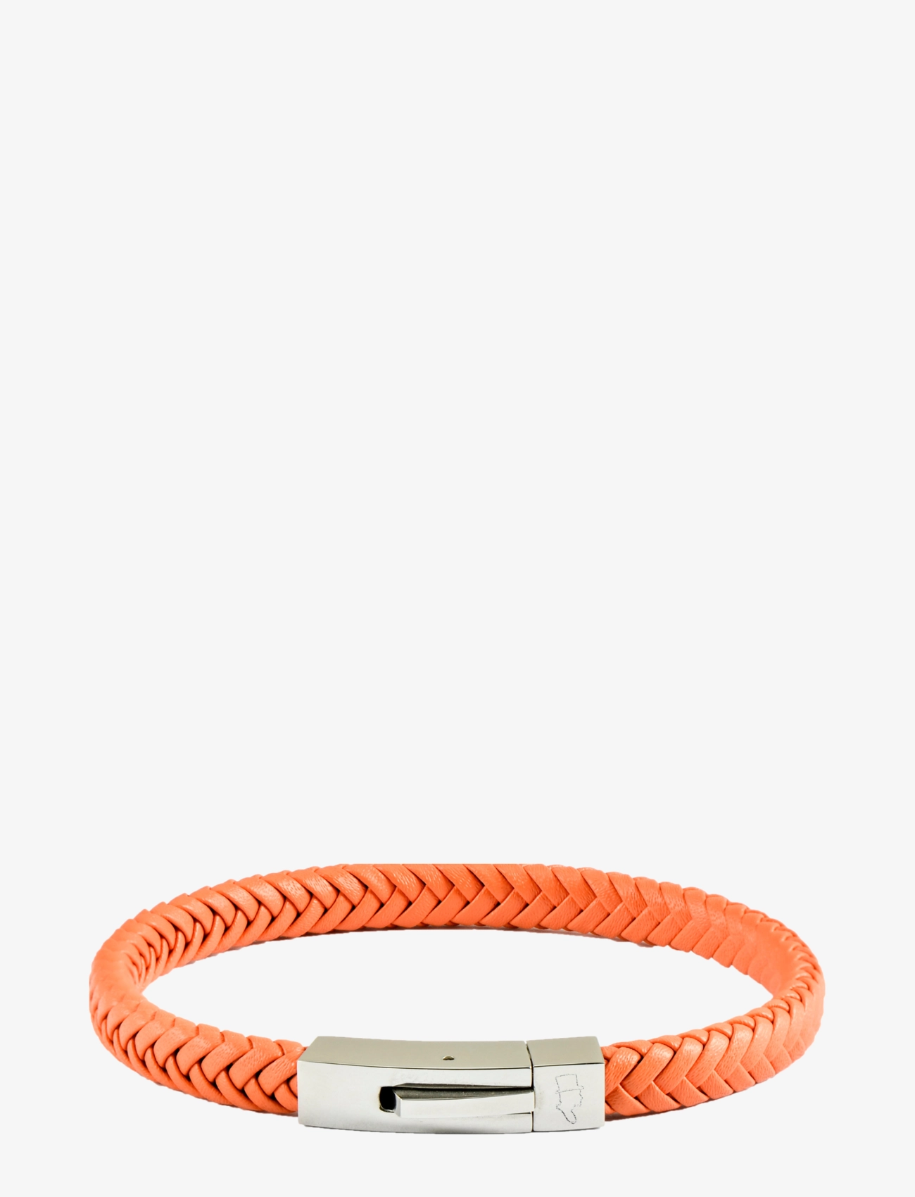 EDD. Leder Armband Singel Orange - S 18 - Herren