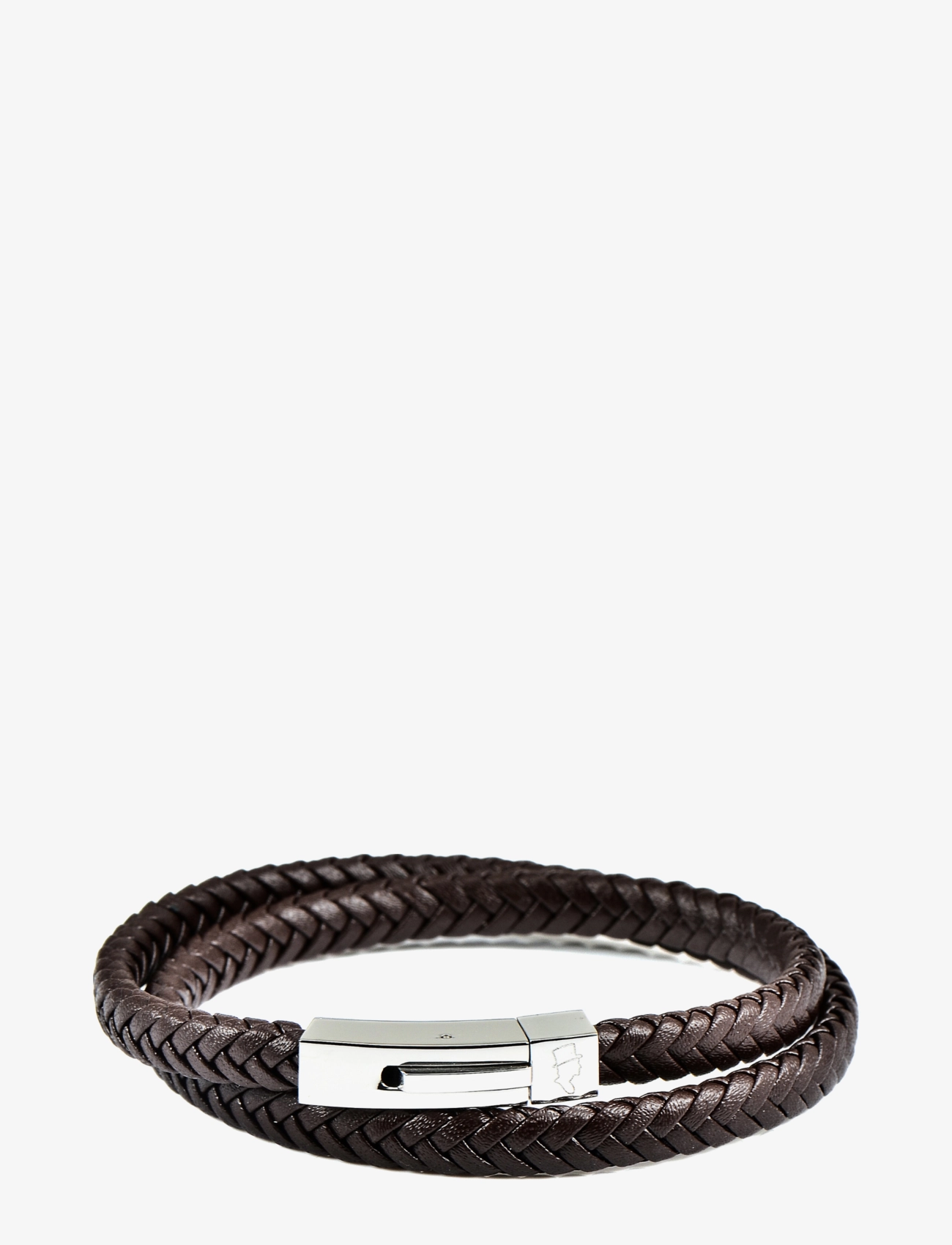 EDD. Leder Armband Double Braun - S 18 - Herren