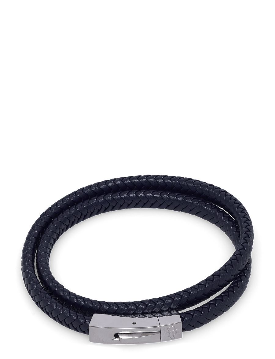 edd. - Leather Bracelet Double - armband - navy - 0