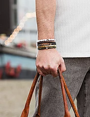 edd. - Leather/Beads Combo Bracelet - lowest prices - black - 1