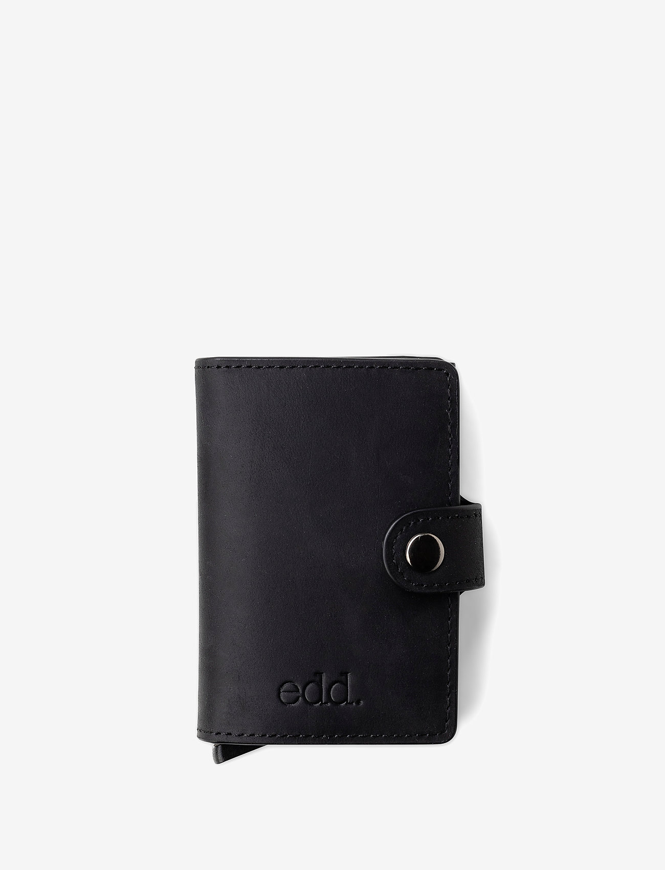 edd. - Aluminium Card Holder - karšu maki - black - 1