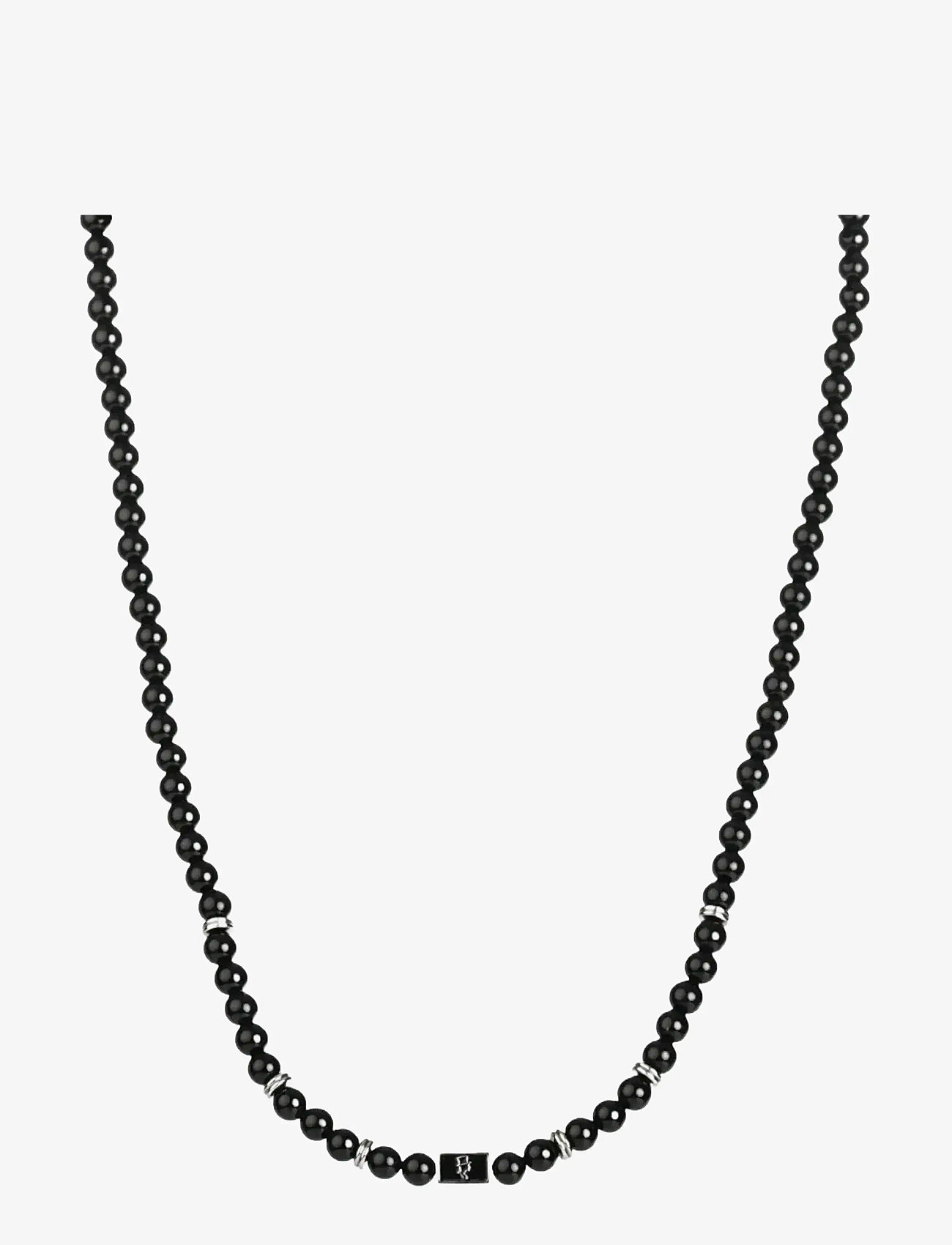 edd. - Beads Necklace 6mm - necklaces - black - 1
