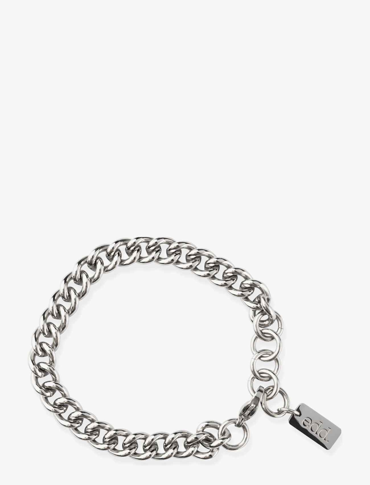 edd. - Steel Bracelet 9mm - armbänder - silver - 2