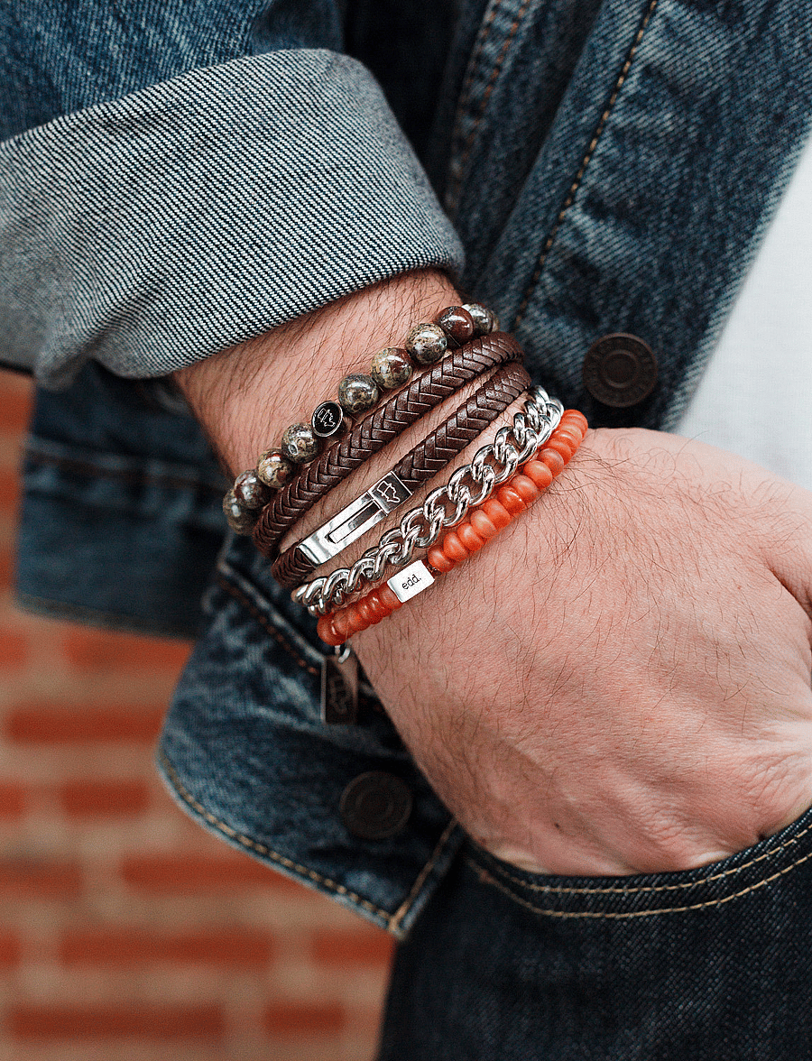 edd. - Steel Bracelet 6mm - käevõrud - silver - 0